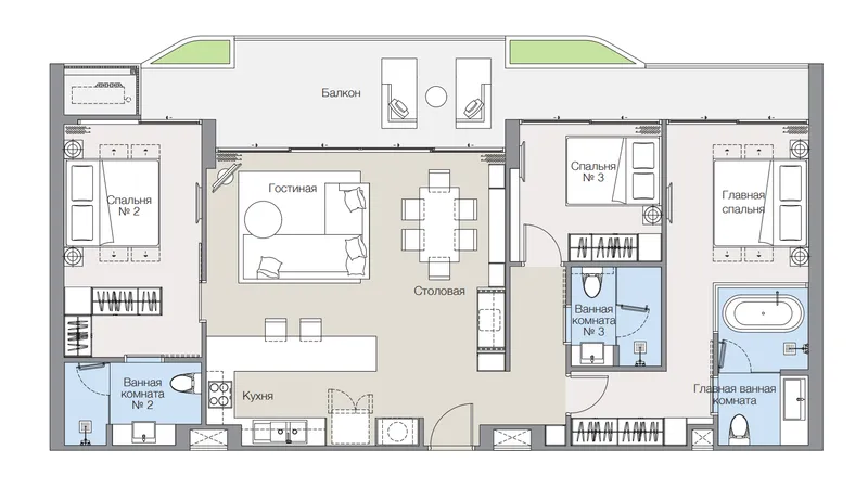 Laguna Lakelands Lakeview Residences, floor plan