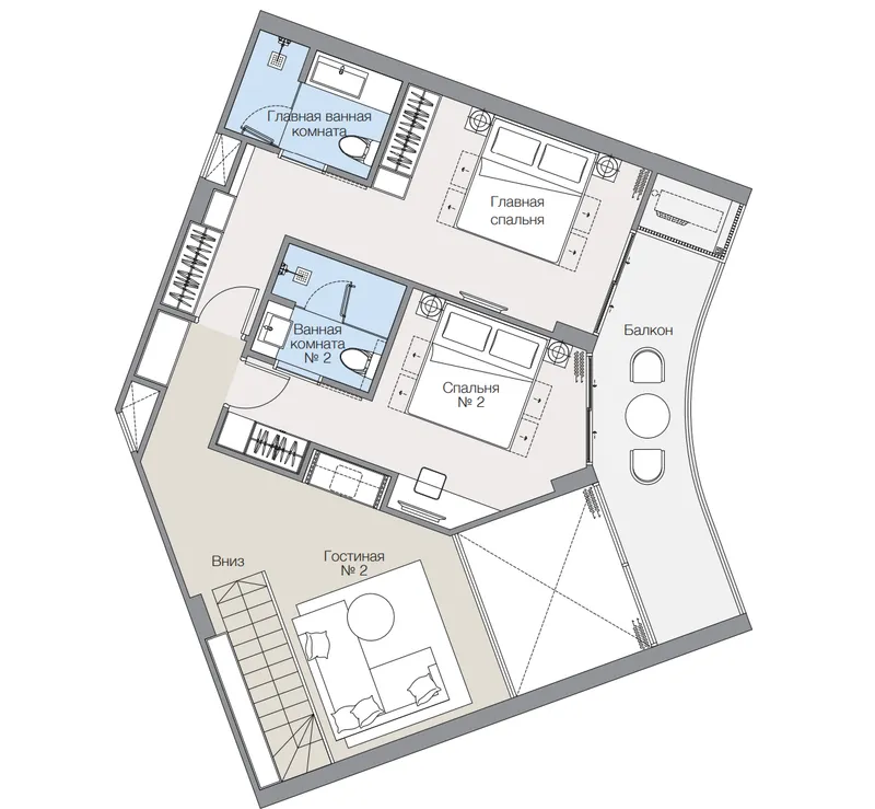 Laguna Lakelands Lakeview Residences, floor plan