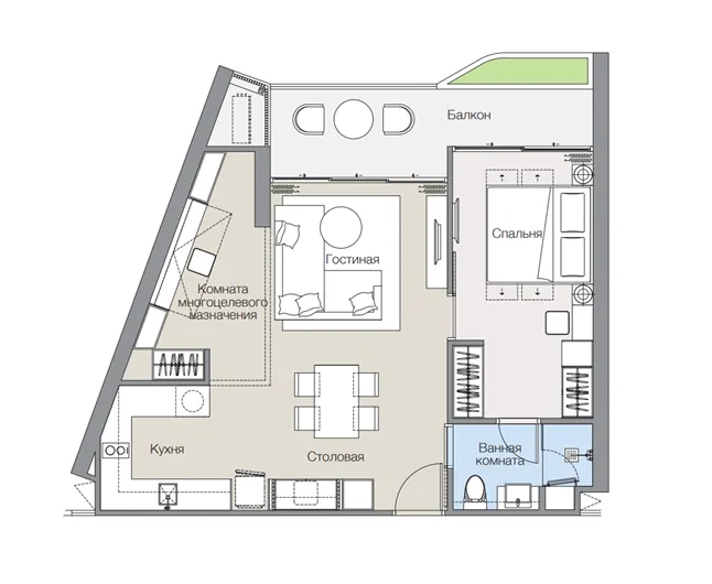 Laguna Lakelands Lakeview Residences, floor plan