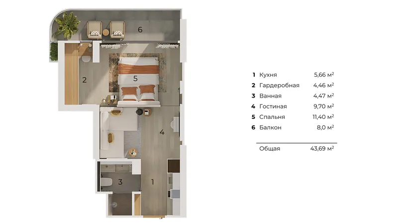 Layan Green Park, floor plan