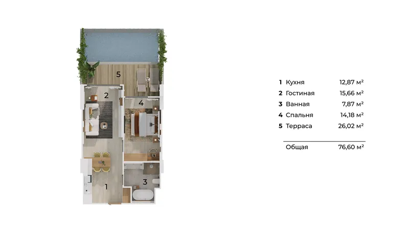 Layan Green Park, floor plan