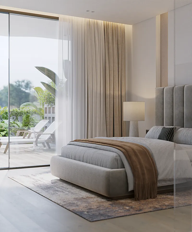 Apartment 2-bedroom 75 sqm in Layan Green Park (Layan) · bedroom