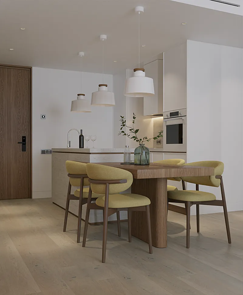 Apartment 2-bedroom 75 sqm in Layan Green Park (Layan) · kitchen