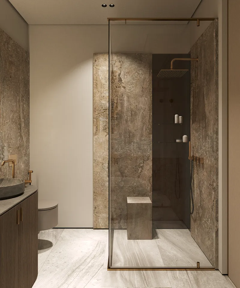 Apartment 2-bedroom 75 sqm in Layan Green Park (Layan) · bathroom