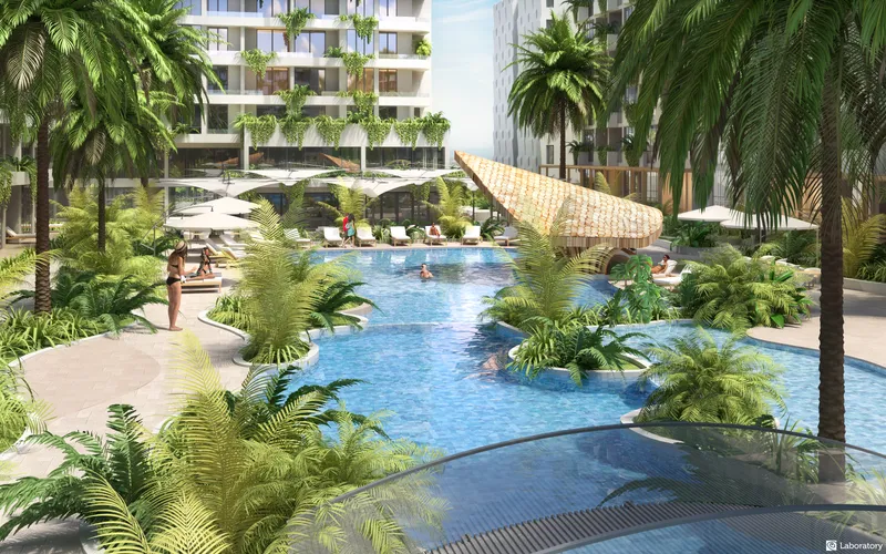 Apartment 2-bedroom 75 sqm in Layan Green Park (Layan) · pool
