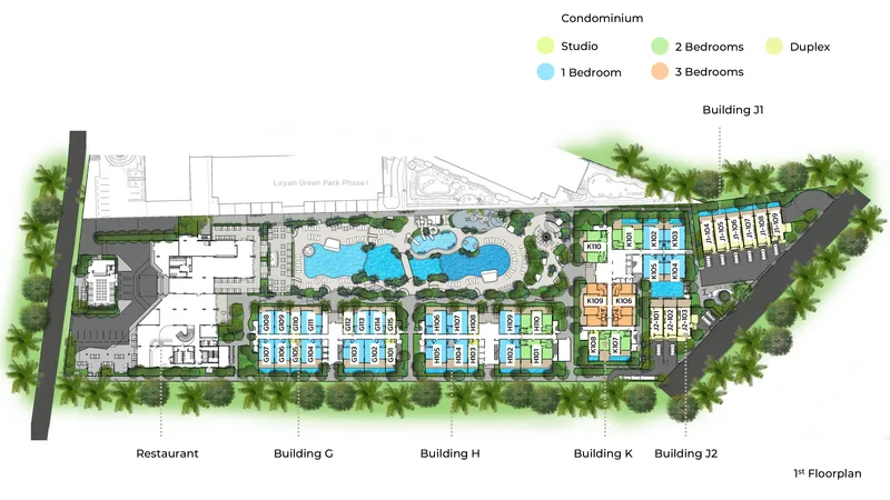 Layan Green Park, floor plan