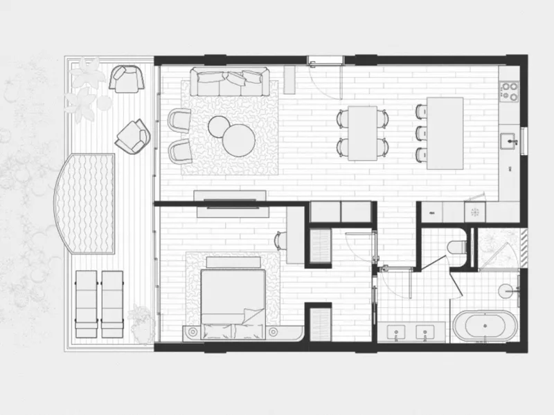 Layan Verde, floor plan: pool