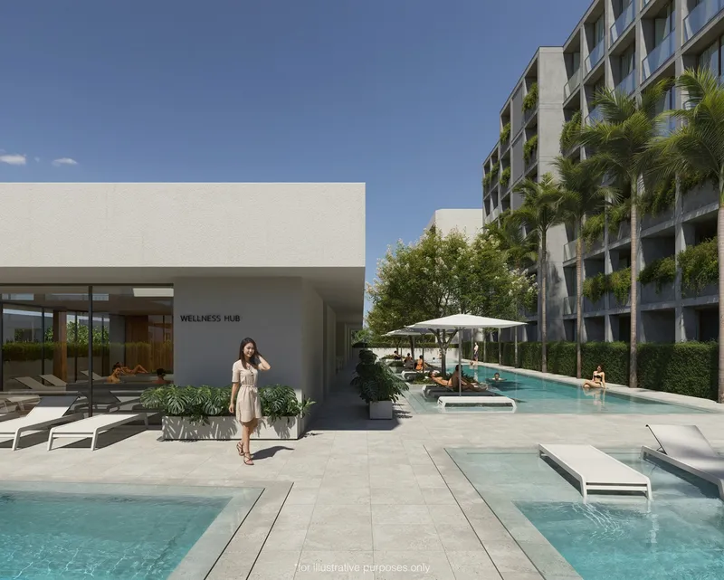 Studio 36 sqm in The Momentum (Layan) · Developer render