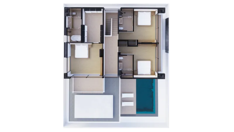 Studio 36 sqm in The Momentum (Layan) · floor plan