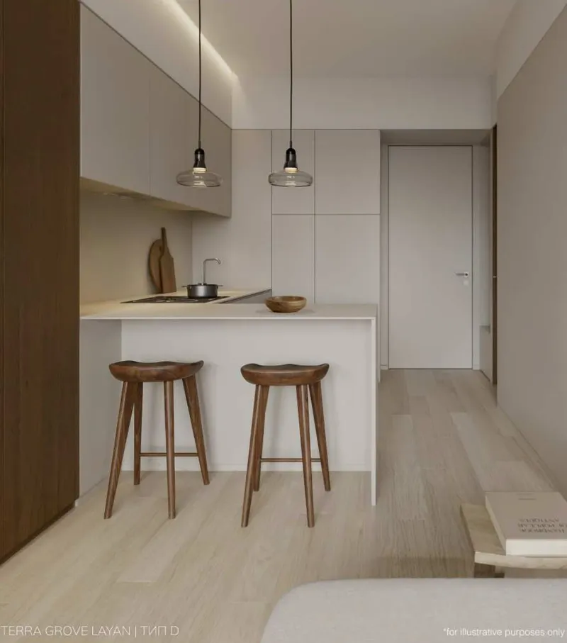 Studio 36 sqm in The Momentum (Layan) · Developer render