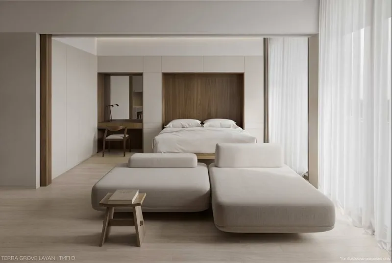 Studio 36 sqm in The Momentum (Layan) · Developer render