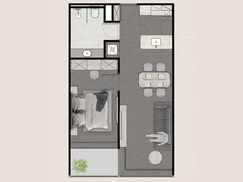 Next Point Condominium, floor plan