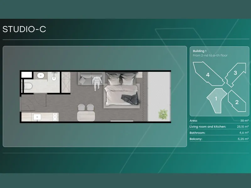 Next Point Condominium, floor plan