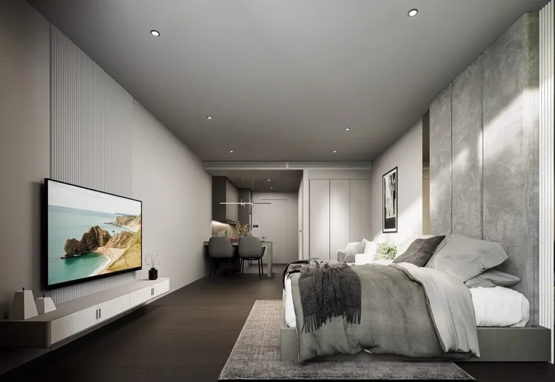 Studio 35 m² – Next Point Condominium (Rawai) · interiér