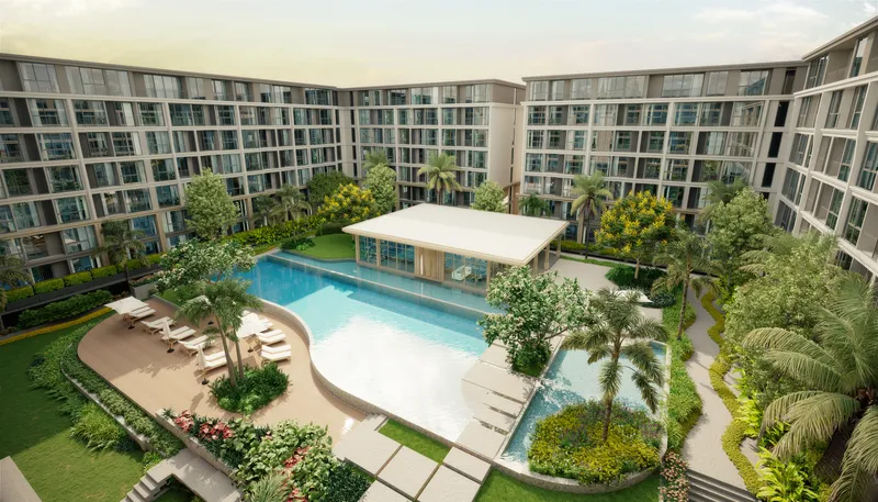 Apartment 1-bedroom 47.9 sqm in The Ozone Signature (Bang Tao) · pool
