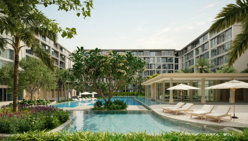 Apartment 1-bedroom 47.9 sqm in The Ozone Signature (Bang Tao) · pool