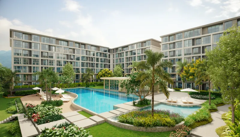 Apartment 1-bedroom 47.9 sqm in The Ozone Signature (Bang Tao) · pool