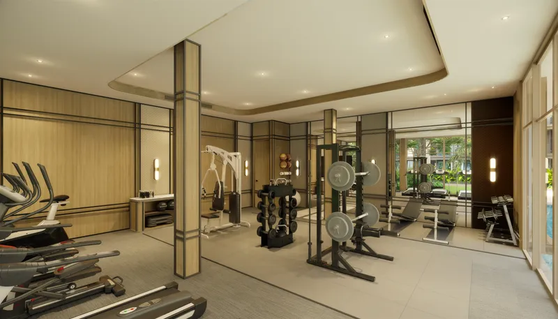 Apartment 1-bedroom 47.9 sqm in The Ozone Signature (Bang Tao) · gym