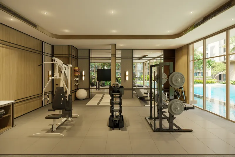 Apartment 1-bedroom 47.9 sqm in The Ozone Signature (Bang Tao) · gym