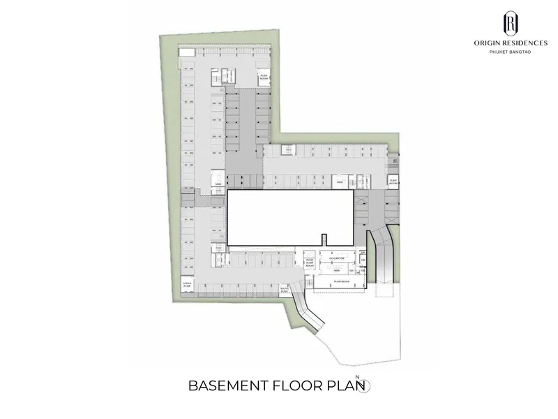 Apartment 2-bedroom 60 sqm in SO Origin Residences Bangtao (Bang Tao) · floor plan