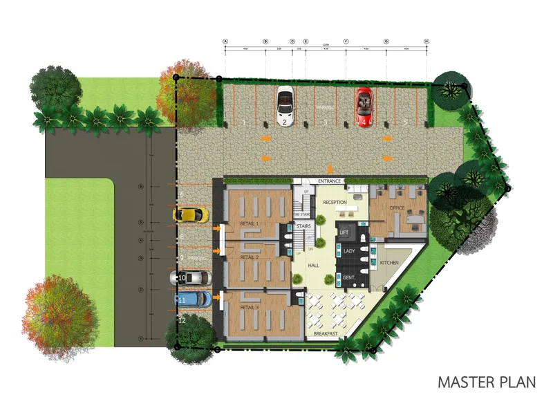 Apartment 2-bedroom 70 sqm in Proud Rawai Condominium (Rawai) · Development floor plan
