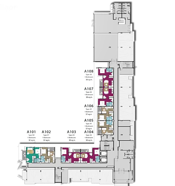 Royal Lee The Terminal Phuket, floor plan