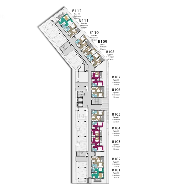 Royal Lee The Terminal Phuket, floor plan