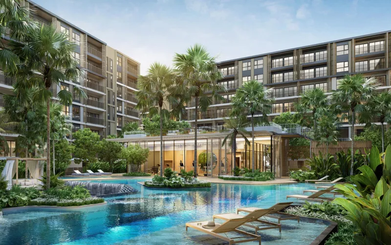 Studio 26 sqm in SO Origin Bangtao (Bang Tao) · Developer render