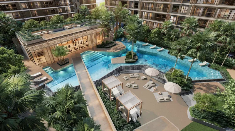 Studio 26 sqm in SO Origin Bangtao (Bang Tao) · Developer render