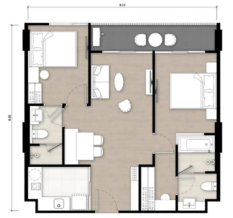 SO Origin Kata, floor plan