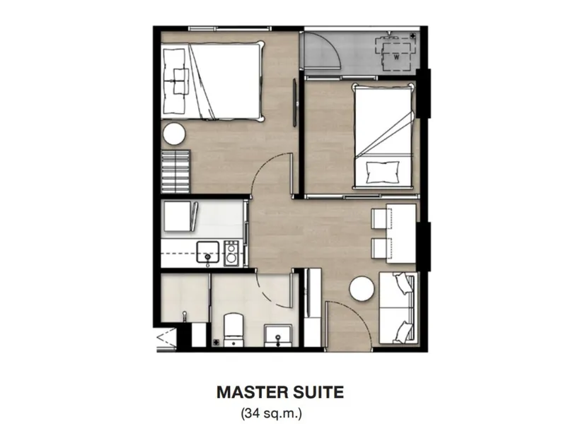 SO Origin Kathu Patong, floor plan