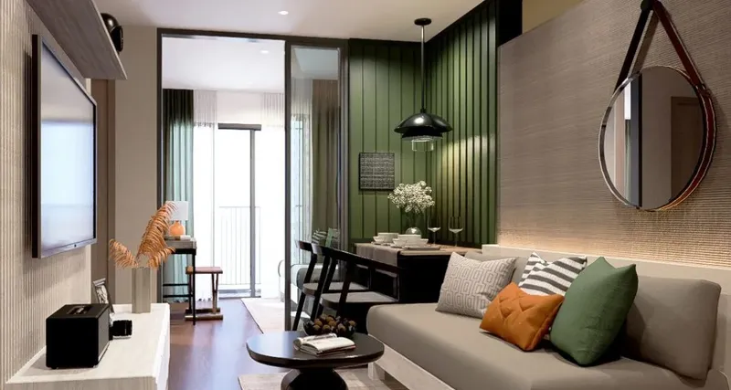 Apartment 1-bedroom 28 sqm in SO Origin Kathu Patong (Kathu) · Developer render