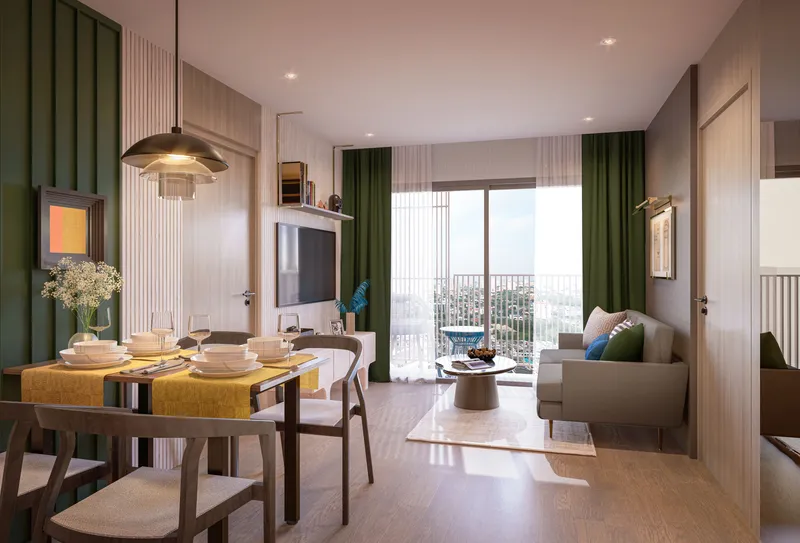 Apartment 1-bedroom 28 sqm in SO Origin Kathu Patong (Kathu) · living room