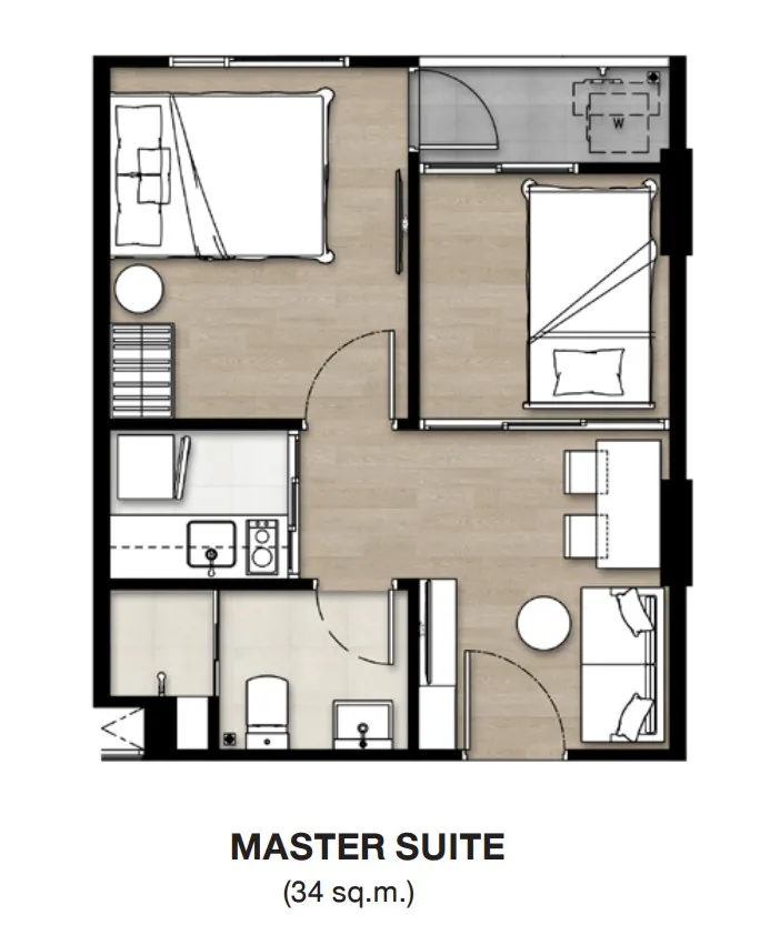 SO Origin Kathu Patong, floor plan