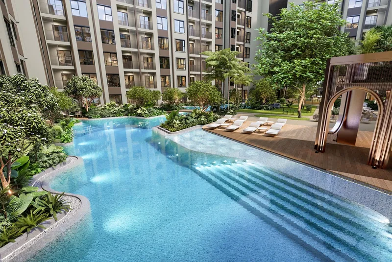 Apartment 1-bedroom 28 sqm in SO Origin Kathu Patong (Kathu) · Developer render