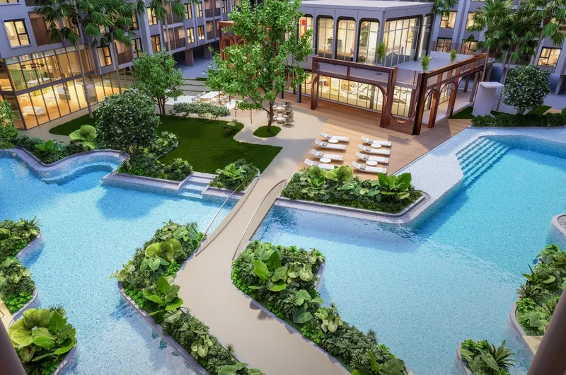 Apartment 1-bedroom 28 sqm in SO Origin Kathu Patong (Kathu) · Developer render