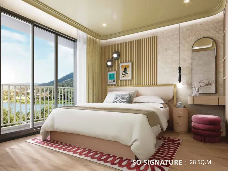 Apartment 1-bedroom 28 sqm in SO Origin Lagoon (Bang Tao) · Developer render