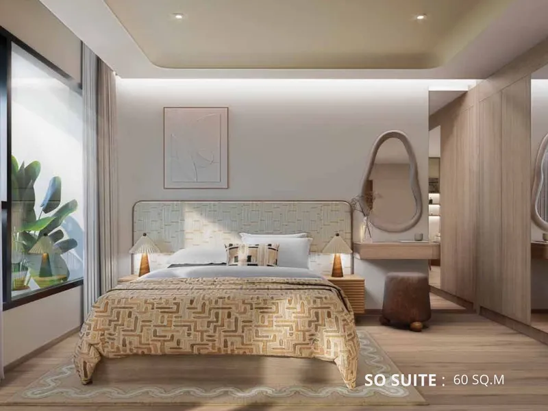 Apartment 1-bedroom 28 sqm in SO Origin Lagoon (Bang Tao) · Developer render