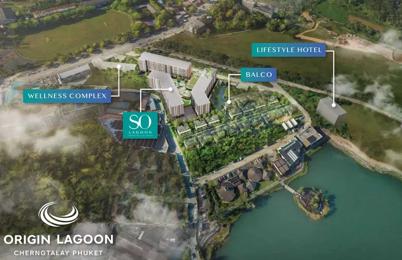 Apartment 1-bedroom 28 sqm in SO Origin Lagoon (Bang Tao) · Development floor plan