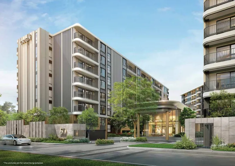 Apartment 1-bedroom 28 sqm in SO Origin Lagoon (Bang Tao) · Developer render