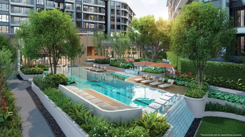 Apartment 1-bedroom 28 sqm in SO Origin Lagoon (Bang Tao) · Developer render