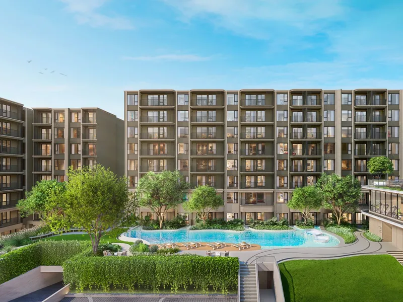 Apartment 1-bedroom 26.7 sqm in Origin PLACE Centre Phuket (Kathu) · Developer render