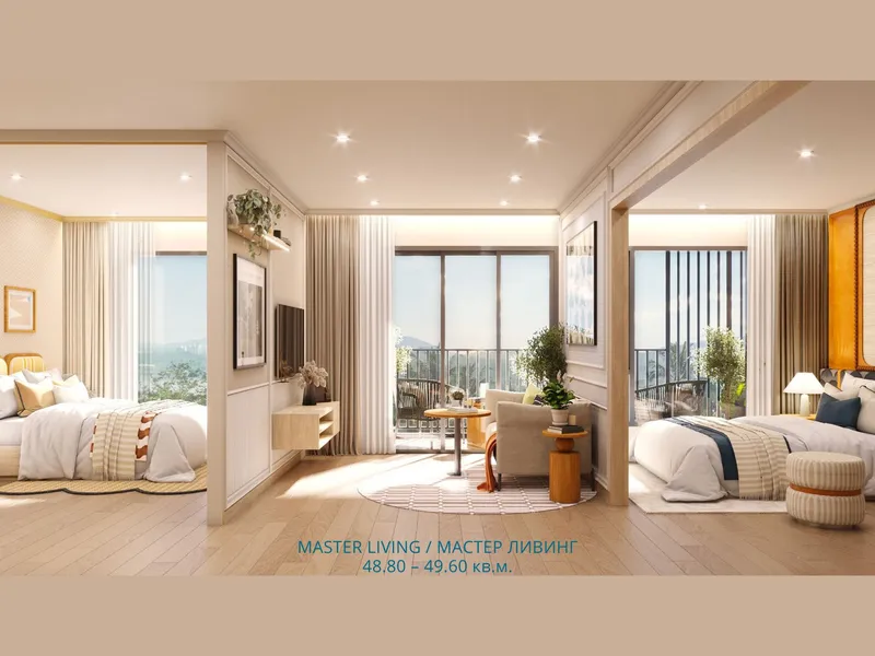 Apartment 1-bedroom 26.7 sqm in Origin PLACE Centre Phuket (Kathu) · interior