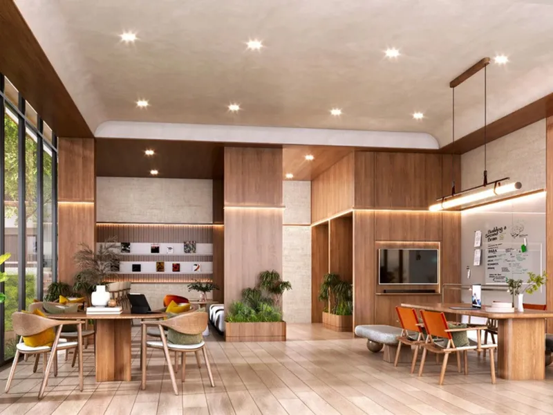 Apartment 1-bedroom 26.7 sqm in Origin PLACE Centre Phuket (Kathu) · Developer render