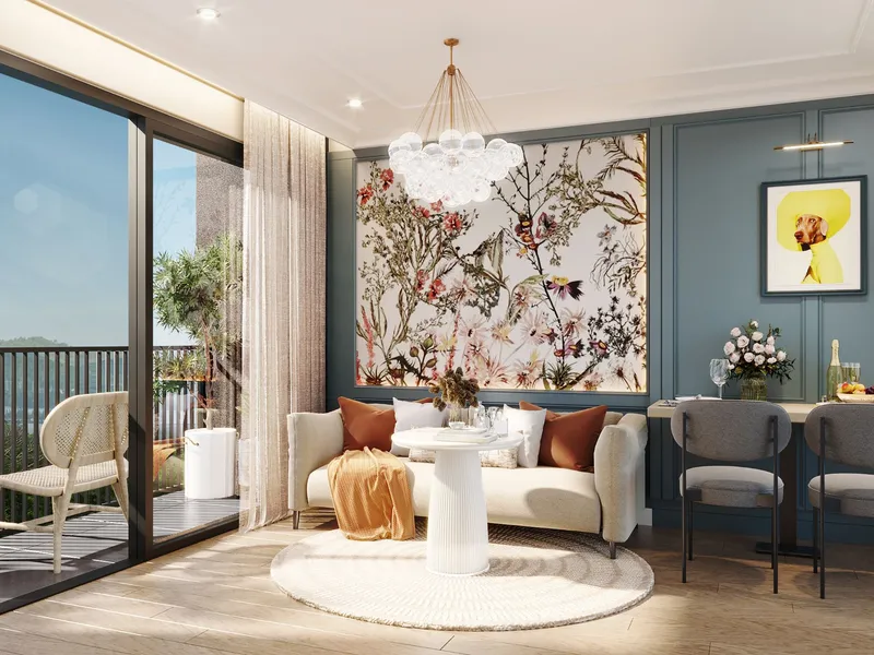 Apartment 1-bedroom 26.7 sqm in Origin PLACE Centre Phuket (Kathu) · Developer render