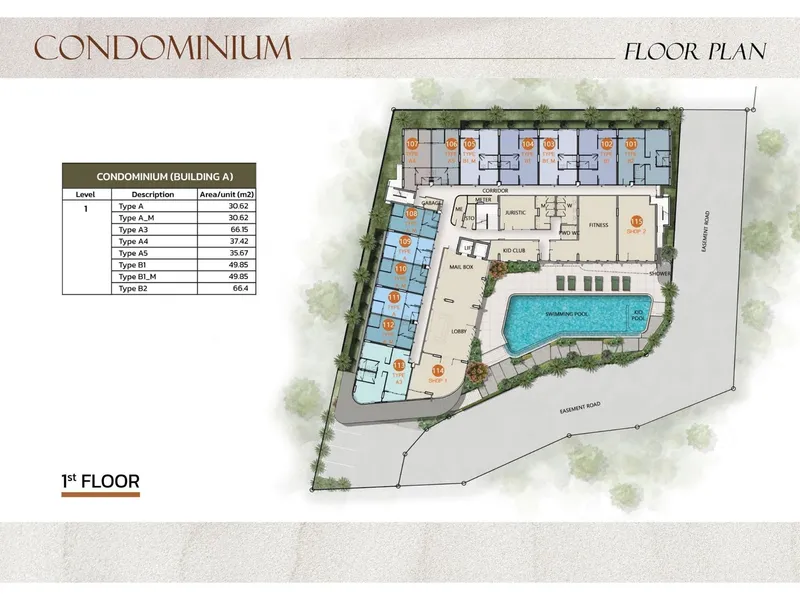 Saint Tropez, floor plan