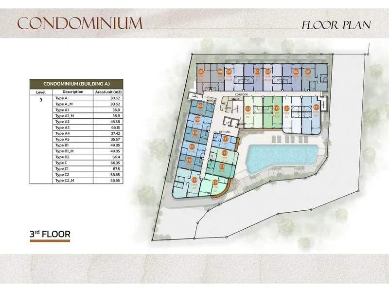 Saint Tropez, floor plan