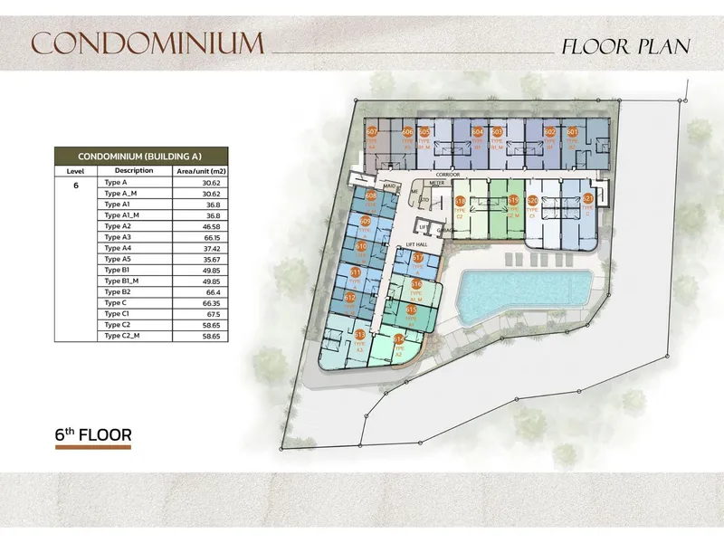 Saint Tropez, floor plan