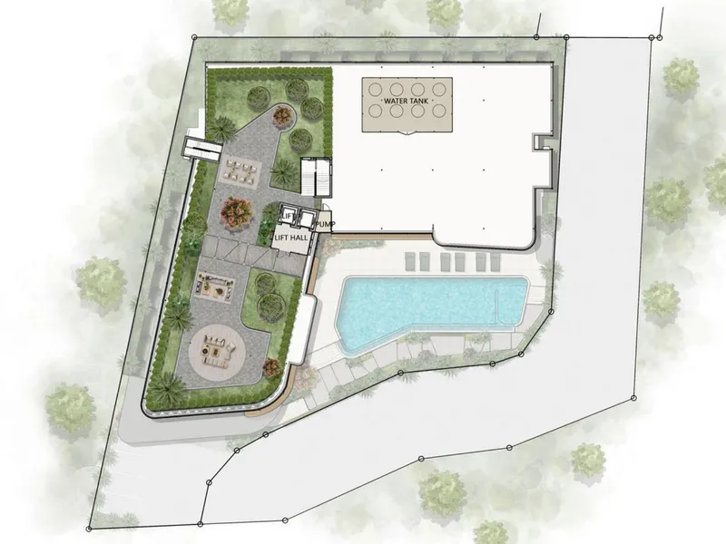 Saint Tropez, floor plan