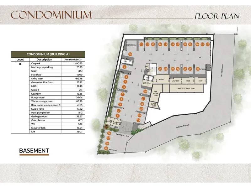 Saint Tropez, floor plan